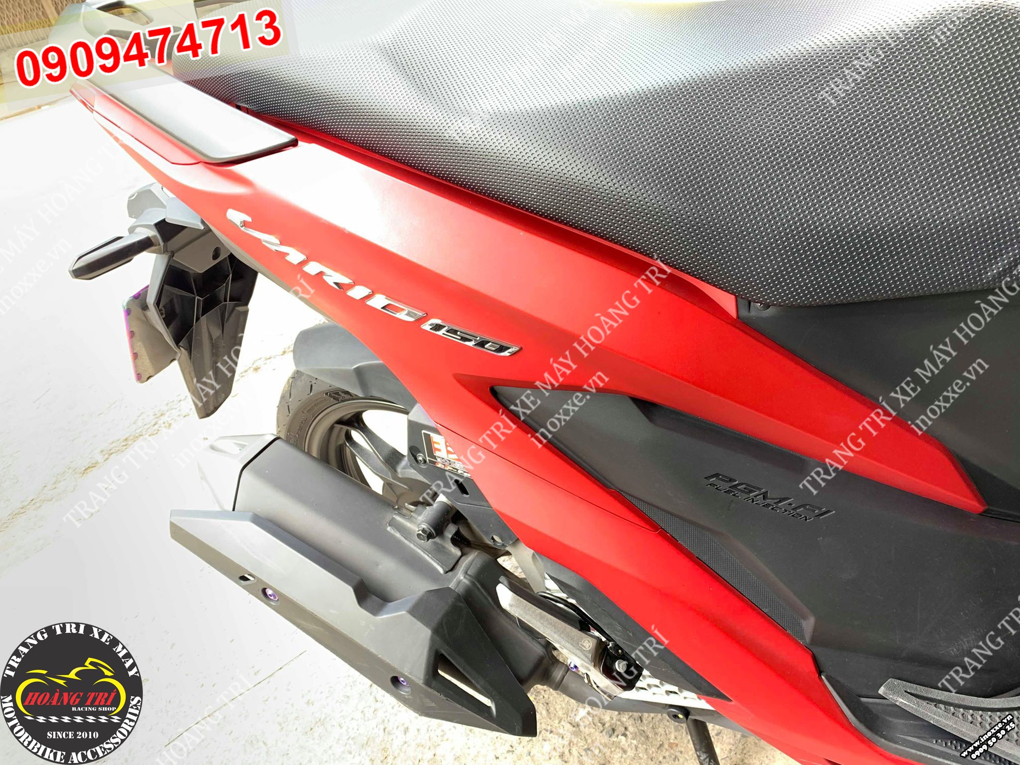 Gác chân Ducati lắp cho xe Vario - ảnh số 1